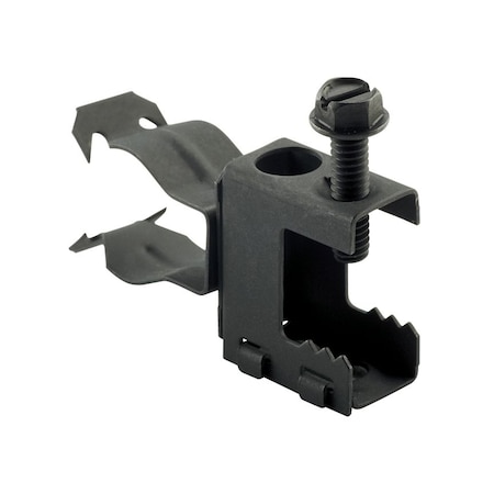 Panduit Screw-On Beam Clamp For up To 1/2" Flange, 1/2" Conduit Clip, Side Mount PBC8PSM